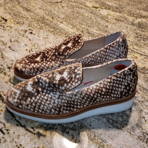 Free People Shoes - Free People snake eye slip on loafers size 6